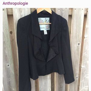 Anthropologie silk blazer
